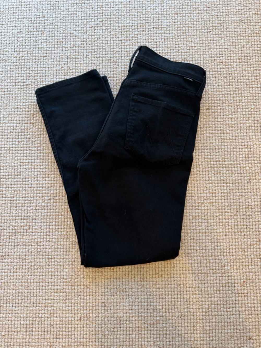 Mother Black Ankle Jeans
